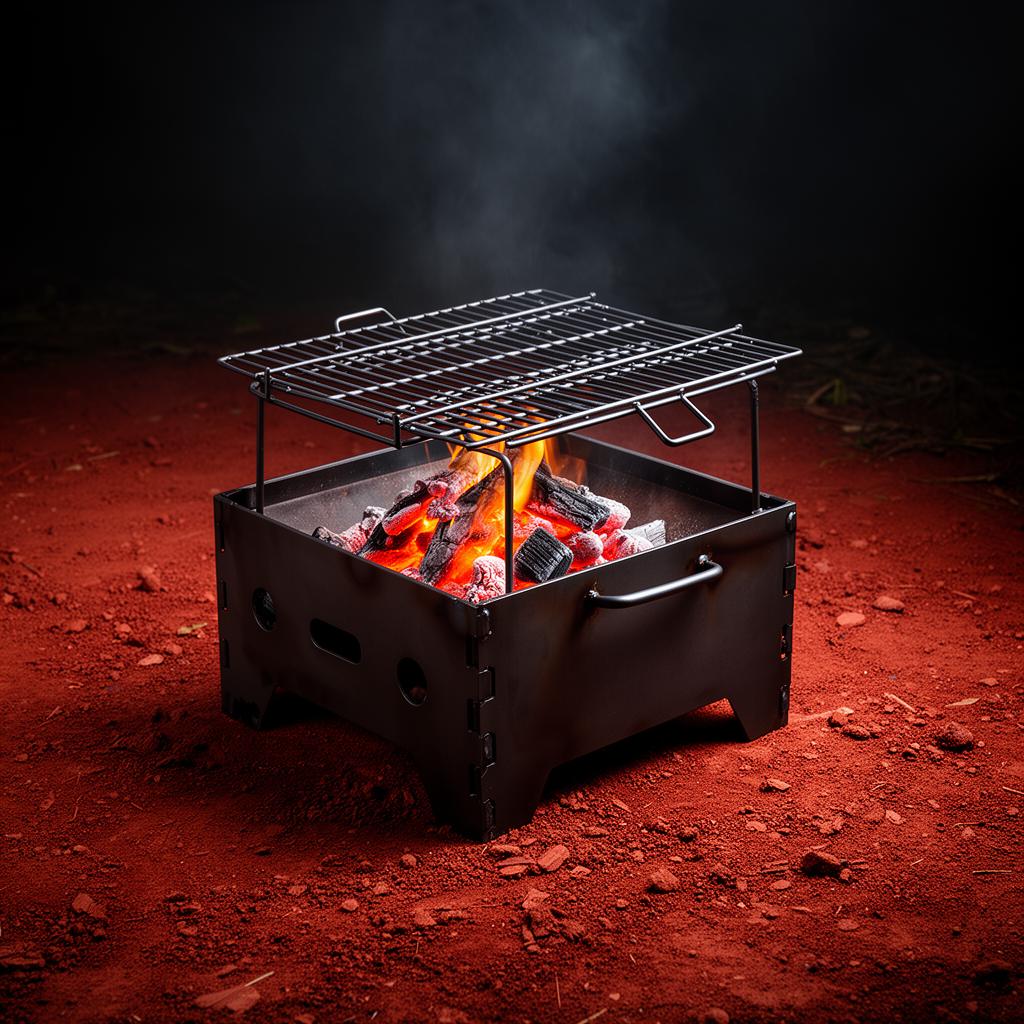 Flat pack fire pit